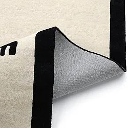 Detský koberec - Zebra Hand Tufted Wool Premium (béžová/čierna)