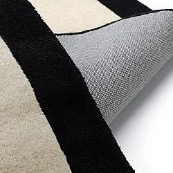 Detský koberec - Zebra Hand Tufted Wool Premium (béžová/čierna)