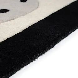 Detský koberec - Zebra Hand Tufted Wool Premium (béžová/čierna)