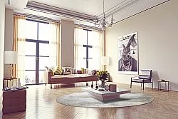 Koberec okrúhly - Malaga (béžový)