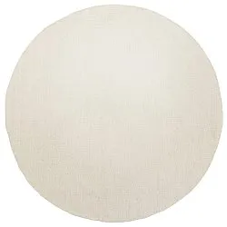 Kruhový koberec - Bibury (krémový)