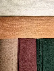 Kruhový bavlnený koberec - Billie (biely)