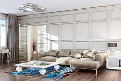 Koberec Wilton - Rillo (modrá)