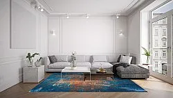 Koberec Wilton - Tierzo (modrý)