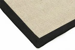 Sisalový koberec - Agave (čierny/offwhite)