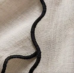 Gardiner 2-Pack - Bomullsgardin Yrsa (ljusbeige)
