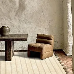 Bavlnený koberec - Helle (špinavá biela/sivá)