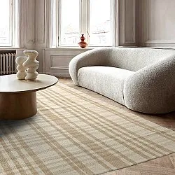 Bavlnený koberec - Husvik (béžový)