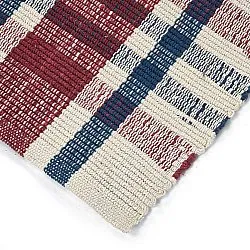 Bavlnený koberec - Husvik (krémový/multicolor)