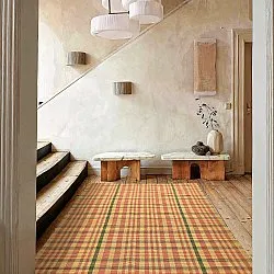Bavlnený koberec - Husvik (horčicový/multicolor)