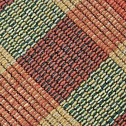 Bavlnený koberec - Husvik (horčicový/multicolor)