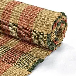 Bavlnený koberec - Husvik (horčicový/multicolor)