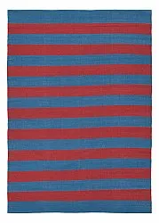 Bavlnený koberec - Nilo (červená/modrá)