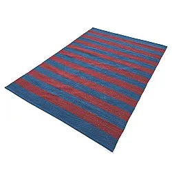 Bavlnený koberec - Nilo (červená/modrá)