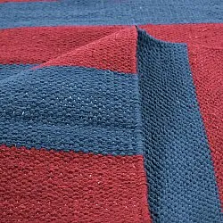 Bavlnený koberec - Nilo (červená/modrá)