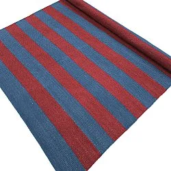 Bavlnený koberec - Nilo (červená/modrá)