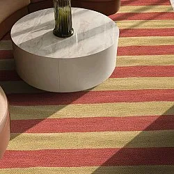 Bavlnený koberec - Nilo (horčicovo žltá/terakota)