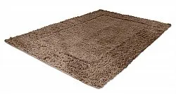 Koberce s dlhým vlasom - Aline Natural Cotton Shaggy (hnedá)