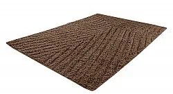 Koberce s dlhým vlasom - Kendra Prírodná bavlna Shaggy (hnedá)