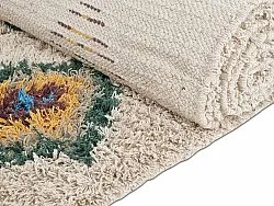 Koberce s dlhým vlasom - Siddel Natural Cotton Shaggy (béžová/multi)