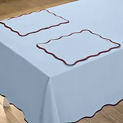 Americký stôl - 2 kusy Yrsa (modrá)