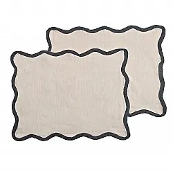 Americký stôl - 2 kusy Yrsa (svetlo béžová)