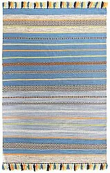 Bavlnený koberec - Bouira (modrý/multi)