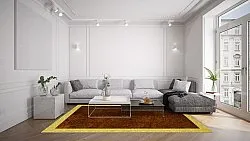 Kruhový koberec - Eliz (hnedý)