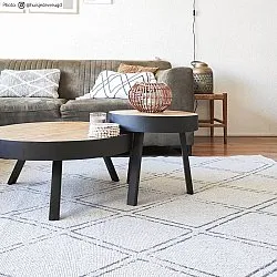 Koberec pre interiér a exteriér - Brussels Diamond (biely)