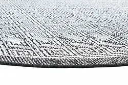 Kruhový koberec - Monsaraz (čierny)