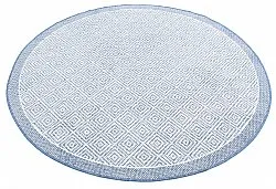 Kruhový koberec - Monsaraz (modrý)