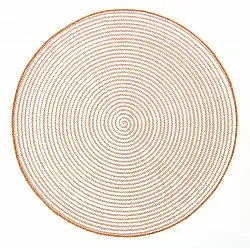 Kruhový koberec - Ferragudo (oranžový)