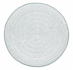 Kruhový koberec - Ferragudo (zelený)