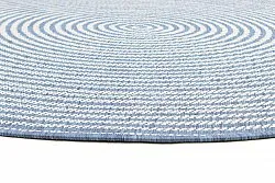 Kruhový koberec - Ferragudo (modrý)