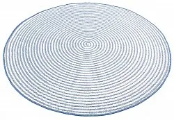 Kruhový koberec - Ferragudo (modrý)