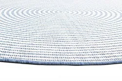 Kruhový koberec - Ferragudo (modrý)