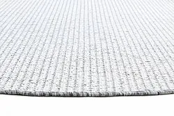 Kruhový koberec - Bergen (strieborný)