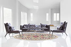 Kruhový koberec - Castro (viacfarebný)