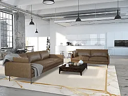 Wilton koberec - Cerasia (béžová/biela/zlatá)