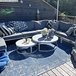 Koberec do interiéru a exteriéru - Brussels Weave (modrá)