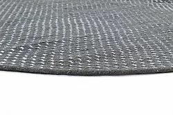 Kruhový koberec - Clovelly (tmavo šedý)