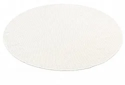 Kruhový koberec - Coastal (biely)