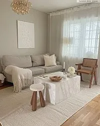 Vlnený koberec - Coastal (biely)