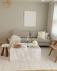 Vlnený koberec - Coastal (biely)