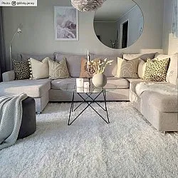 Koberce s chlpatým povrchom - Cosy (biela)