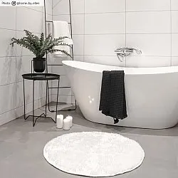 Kruhové koberce - Cosy (biela)