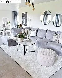 Koberce s chlpatým povrchom - Cosy (biela)