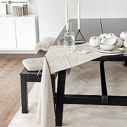 Kruhový koberec - Hamilton (biely)