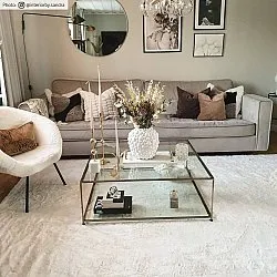 Koberce s dlhým vlasom - Aranga Super Soft Fur (biela)