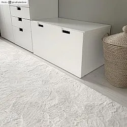 Koberce s dlhým vlasom - Aranga Super Soft Fur (biela)
